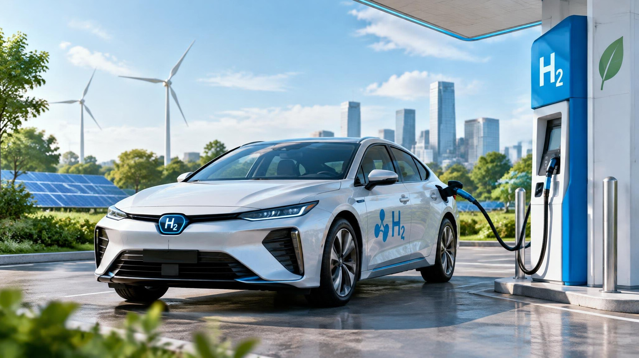 hydrogen fuel cell car