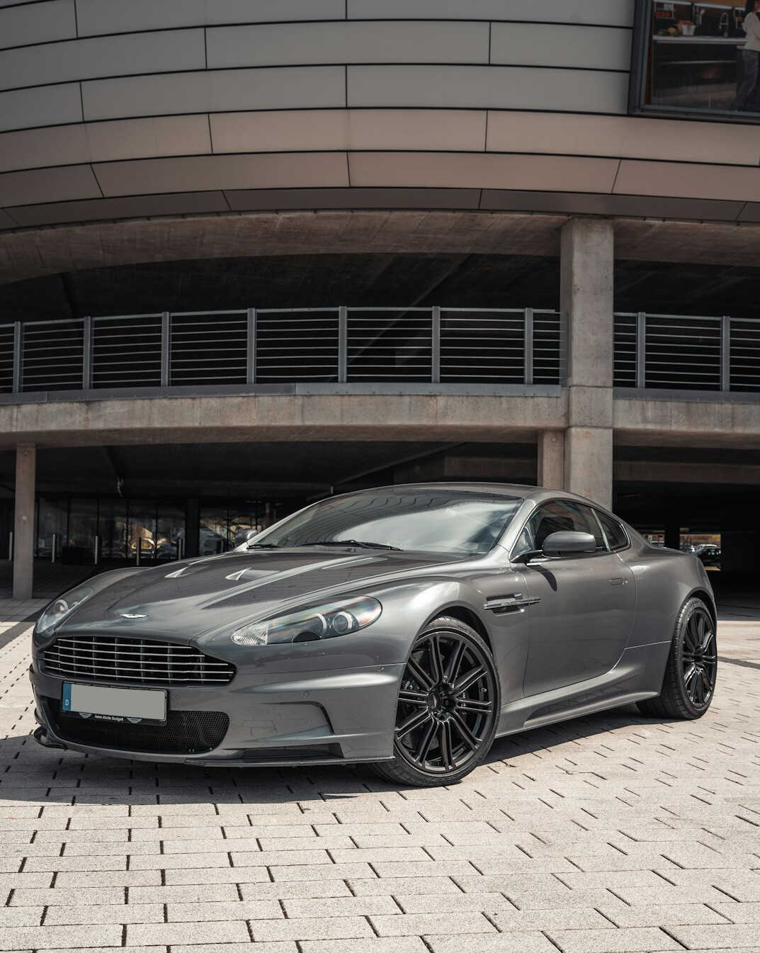 luxury car parked