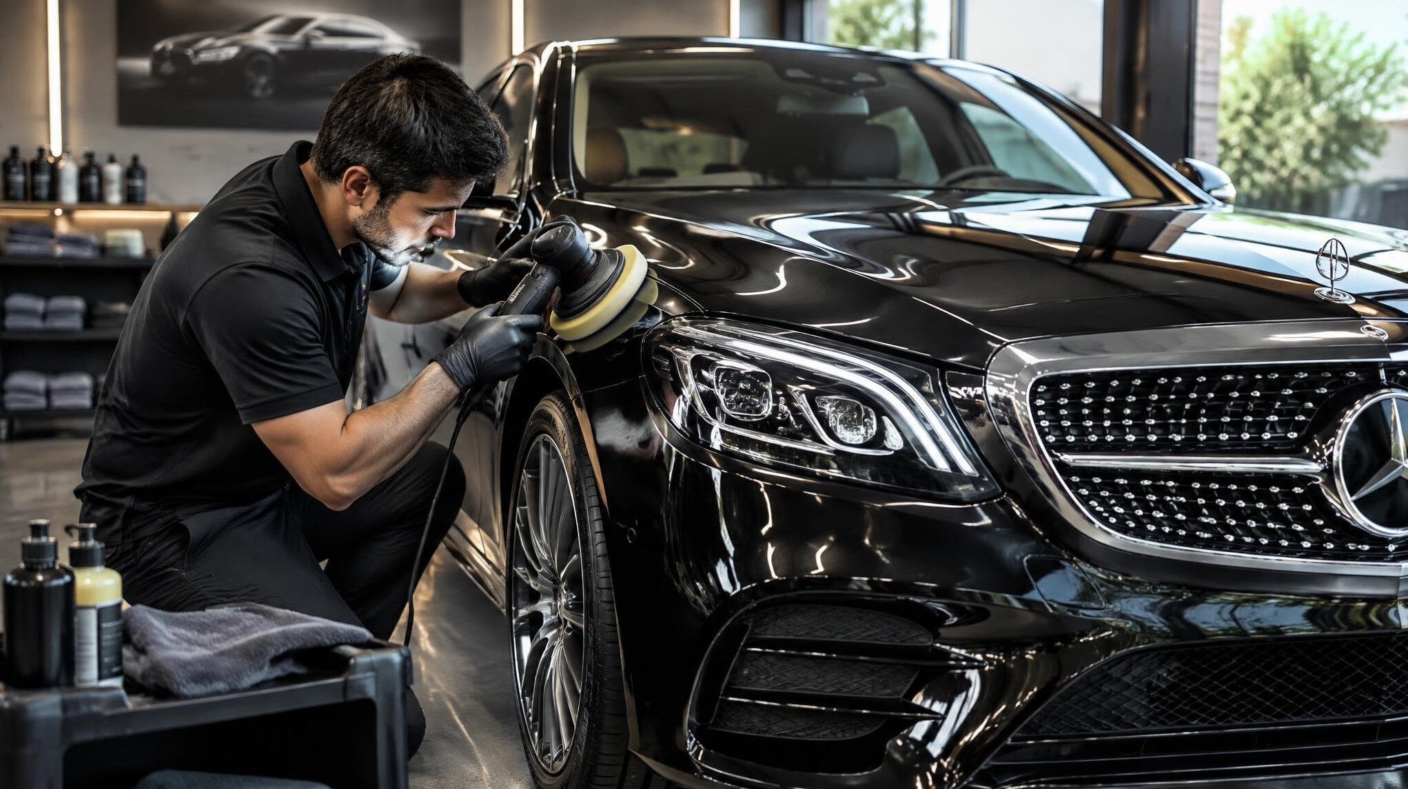 luxury car washing