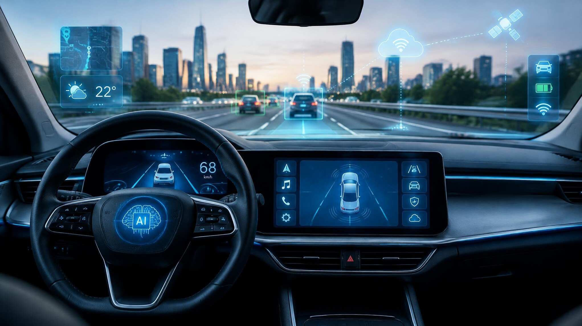 ai powered car dashboard