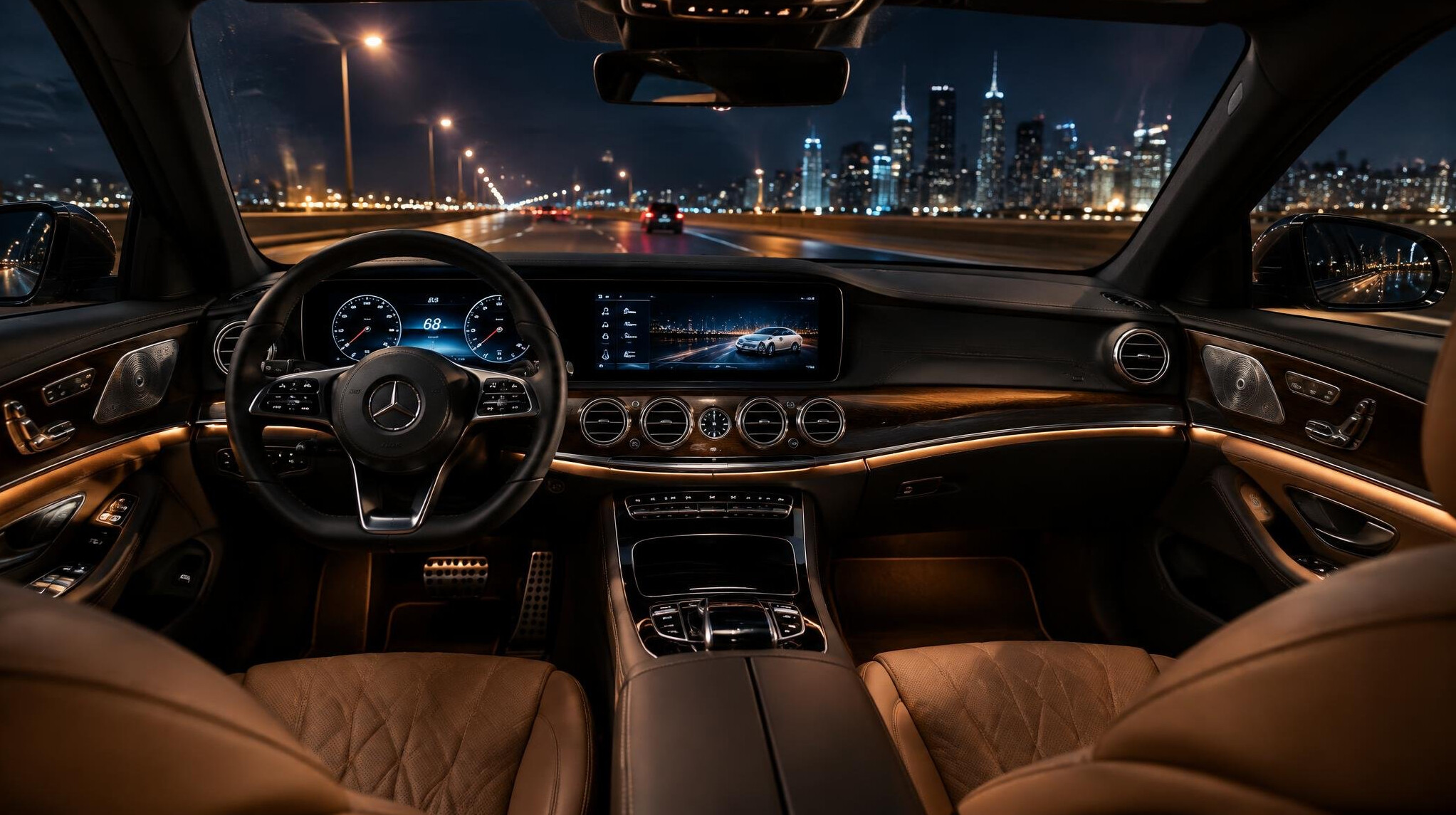 interior luxury car