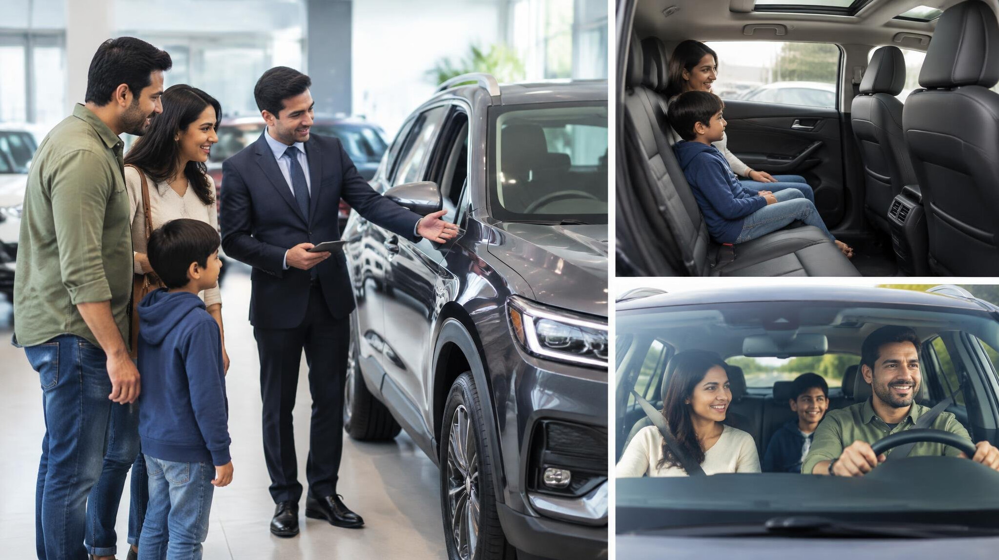 family choosing car